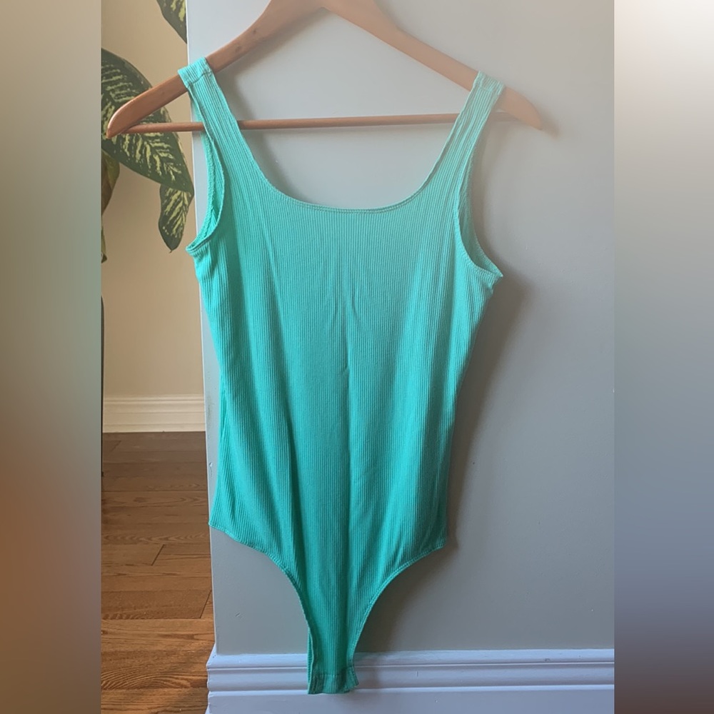 Aqua Tanktop Bodysuit, S